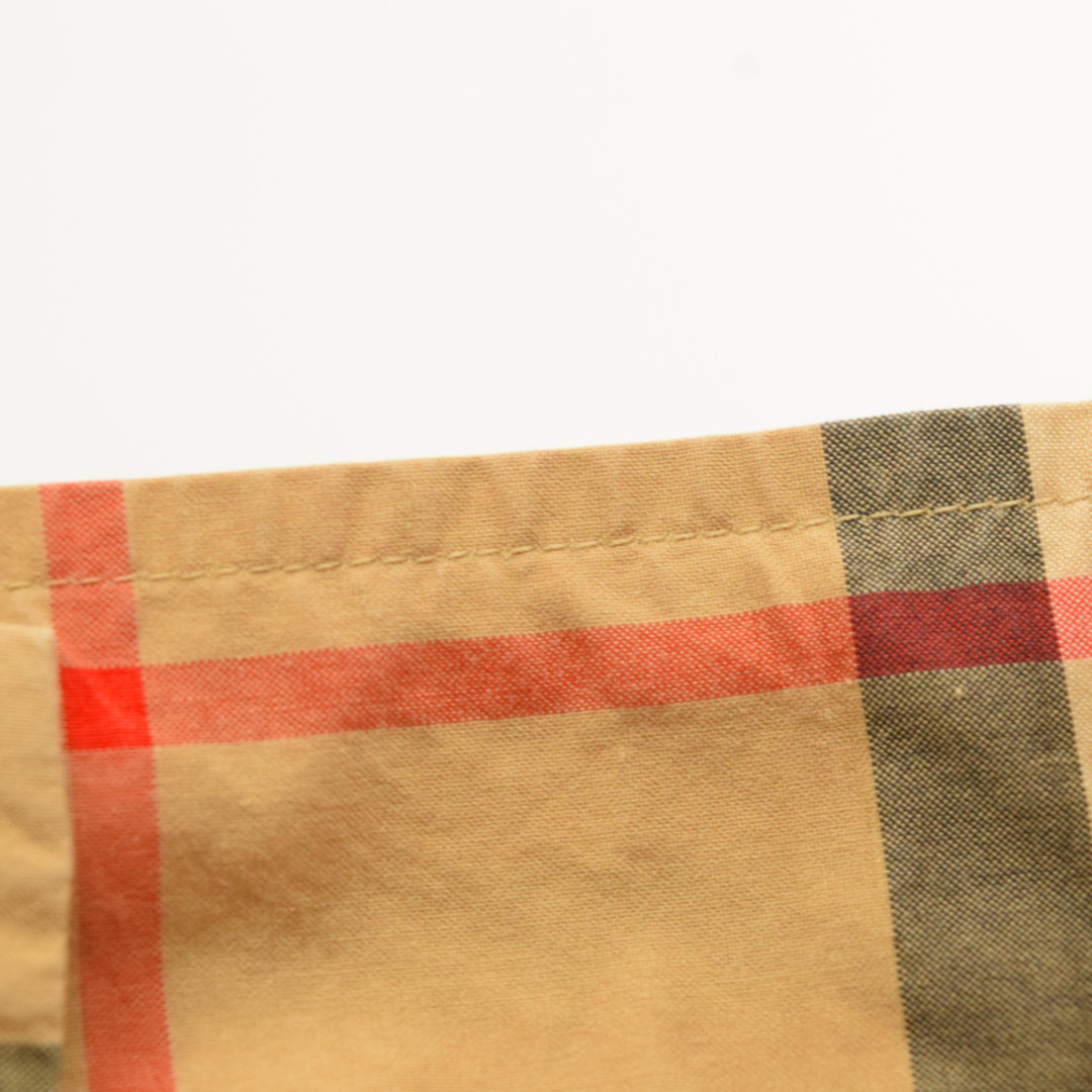 BURBERRY バーバリー 20AW アームロゴプリント ノヴァチェック長袖シャツ 8029878 ベージュ いラインアップ BURBERRY バーバリー ノヴァチェックシャツ ロゴプリント シャツ