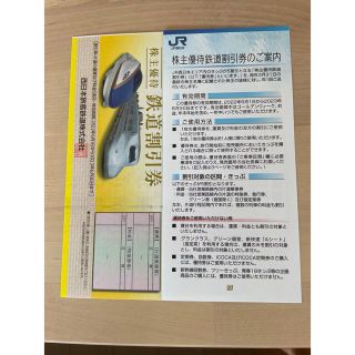 ジェイアール(JR)のＪＲ西日本 株主優待割引 鉄道割引券 1枚　　鉄道博物館入館割引券　1部(その他)