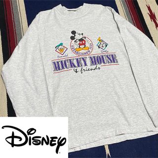 ディズニー(Disney)の90s 古着 ディズニー プリント ロンT USA製 ビッグシルエット ゆるだぼ(Tシャツ/カットソー(七分/長袖))