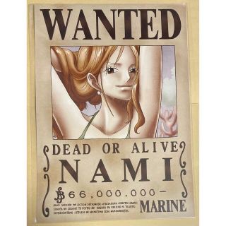 One piece ワンピース 手配書ポスター　海軍公式手配書　ナミ　ゾロ(ポスター)