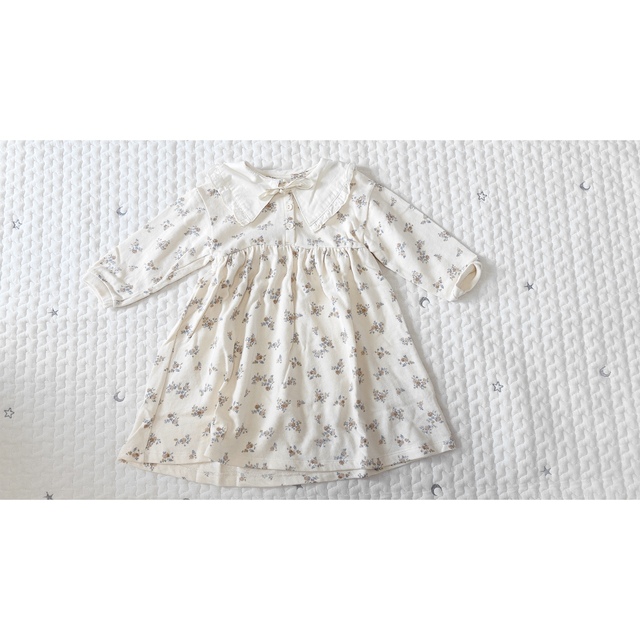 tete a tete ♡ 花柄ワンピース80cm キッズ/ベビー/マタニティのベビー服(~85cm)(ワンピース)の商品写真