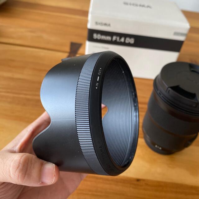 SIGMA(シグマ)のSIGMA 50F1.4 DG HSM/N ニコンFマウント スマホ/家電/カメラのカメラ(レンズ(単焦点))の商品写真