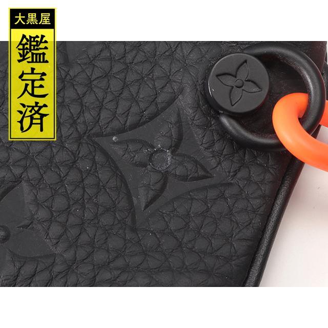 LOUIS VUITTON(ルイヴィトン)のルイ・ヴィトン　ポシェット・クレ　M67452　アンプラント　ノワール【472】 メンズのファッション小物(コインケース/小銭入れ)の商品写真