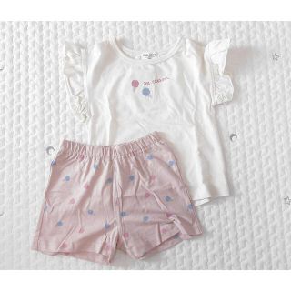 シマムラ(しまむら)の新品未使用♡ アイスクリーム柄 セットアップ 100cm(Tシャツ/カットソー)