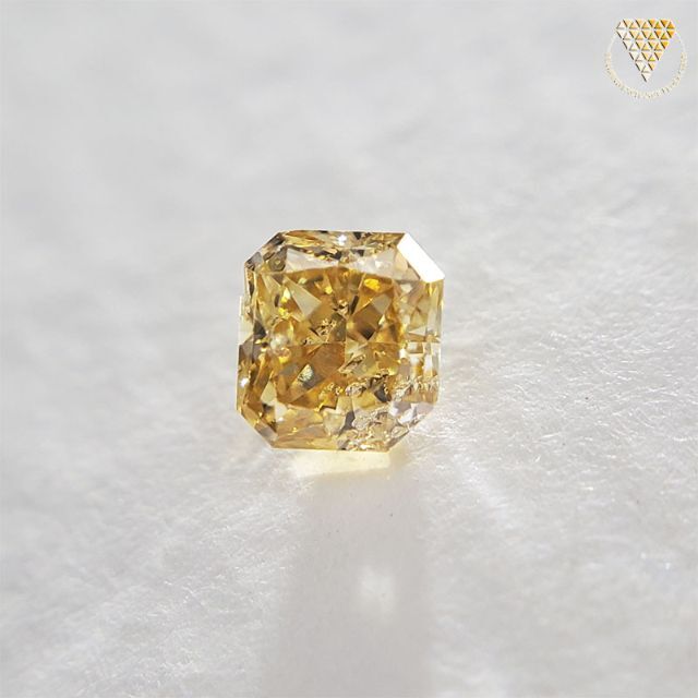 0.150 ct F.Or.Yellow SI2 天然 イエロー ダイヤモンド