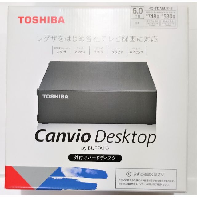 据え置きHDDインターフェース新品未開封　バッファロー　外付けハード　HD-TDA6U3　6TB