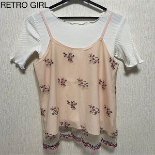 レトロガール(RETRO GIRL)のTシャツ&キャミソール　セット(Tシャツ(半袖/袖なし))