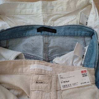 ユニクロ(UNIQLO)の新品❀UNIQLO✨2点　ワイドパンツ(デニム/ジーンズ)