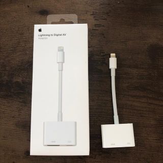 アイフォーン(iPhone)の【正規品】Apple Lighting to  Digital AV(映像用ケーブル)