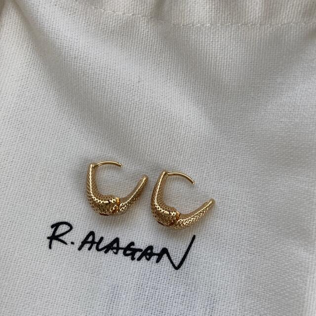 【R.ALAGAN】ララガンTINY TINY DOT PUFFY HOOPS