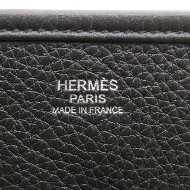 エルメス ショルダーバッグ エブリン3 PM ブラック/シルバー金具 トリヨンクレマンス U刻印 HERMES Evelyne