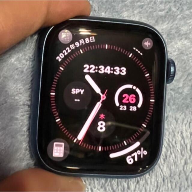 Apple Watch SERIES7 45mm GPS  ブルー