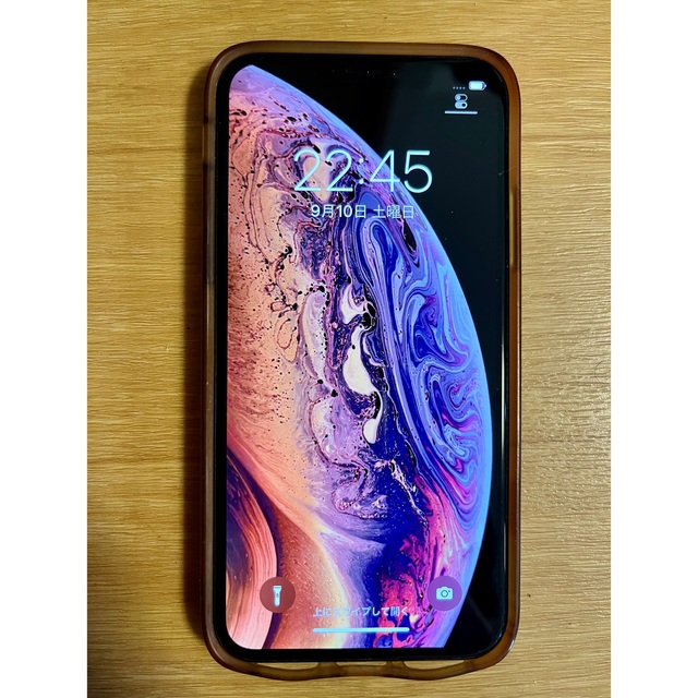 iPhone Xs Gold 256 GB　SIMフリー スマホ/家電/カメラのスマートフォン/携帯電話(スマートフォン本体)の商品写真