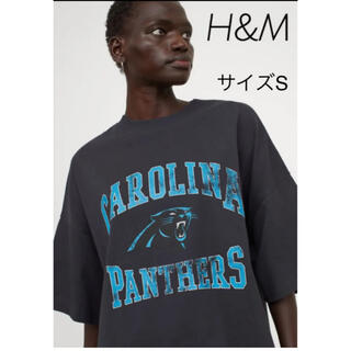 エイチアンドエイチ(H&H)の大人気　完売商品　H&M プリントロングTシャツ　オーバーサイズ(Tシャツ(半袖/袖なし))