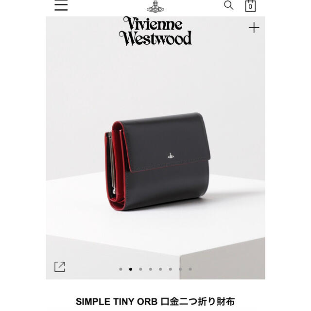 Vivienne Westwood(ヴィヴィアンウエストウッド)の新品未使用　Vivienne Westwood  二つ折りがま口タイプ レディースのファッション小物(財布)の商品写真