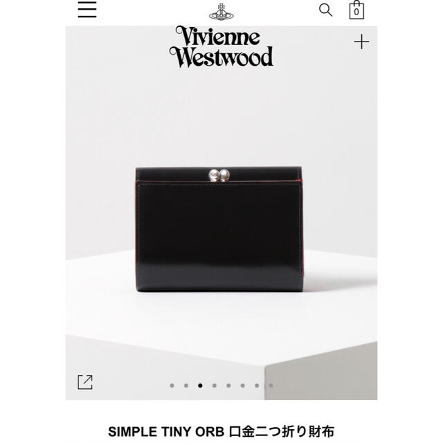 Vivienne Westwood(ヴィヴィアンウエストウッド)の新品未使用　Vivienne Westwood  二つ折りがま口タイプ レディースのファッション小物(財布)の商品写真