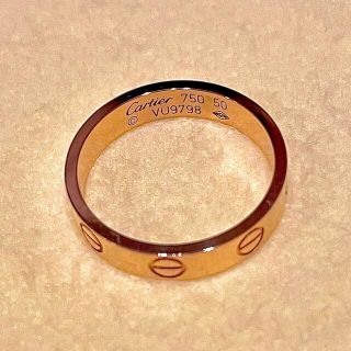 カルティエ(Cartier)の美品✨カルティエ ミニラブリング 50(リング(指輪))