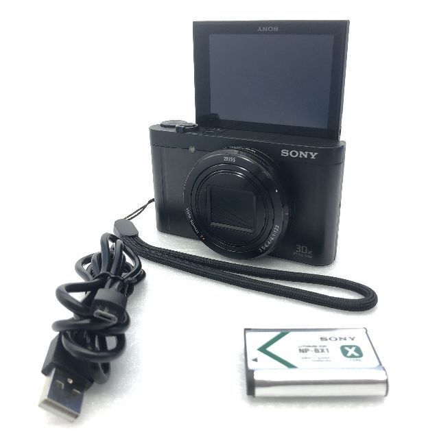 【Wi-Fi内蔵】 SONY DSC-WX500　ブラックコンパクトデジタルカメラ