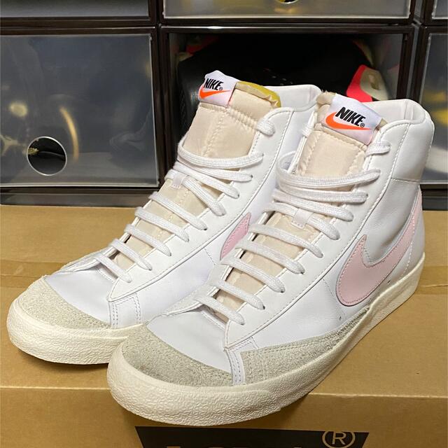 30cm Nike Blazer Mid 77 White Pink Foam