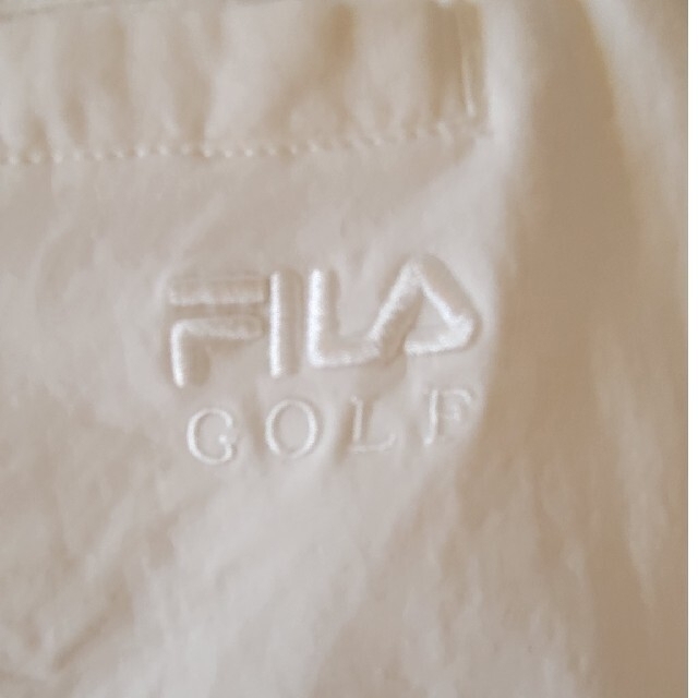 FILA(フィラ)のフィラ　メンズ　ゴルフパンツ　ゴルフウェア　秋冬　ホワイト スポーツ/アウトドアのゴルフ(ウエア)の商品写真