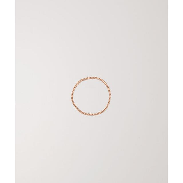 パティエラ　Ray K18キヘイチェーンピンキーリングM レディースのアクセサリー(リング(指輪))の商品写真