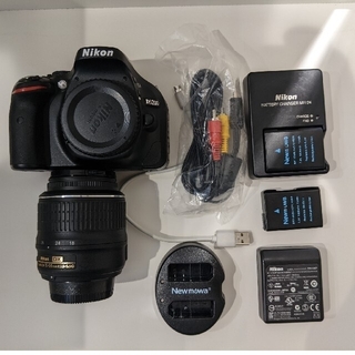 ニコン(Nikon)のNikon D5200 18-55VR レンズキット BLACK(デジタル一眼)
