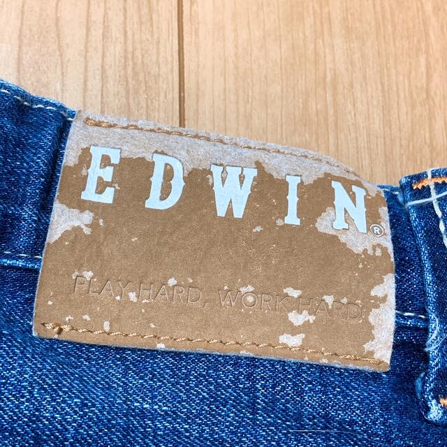 EDWIN(エドウィン)のEDWIN/デニムショートパンツ120cm キッズ/ベビー/マタニティのキッズ服女の子用(90cm~)(パンツ/スパッツ)の商品写真