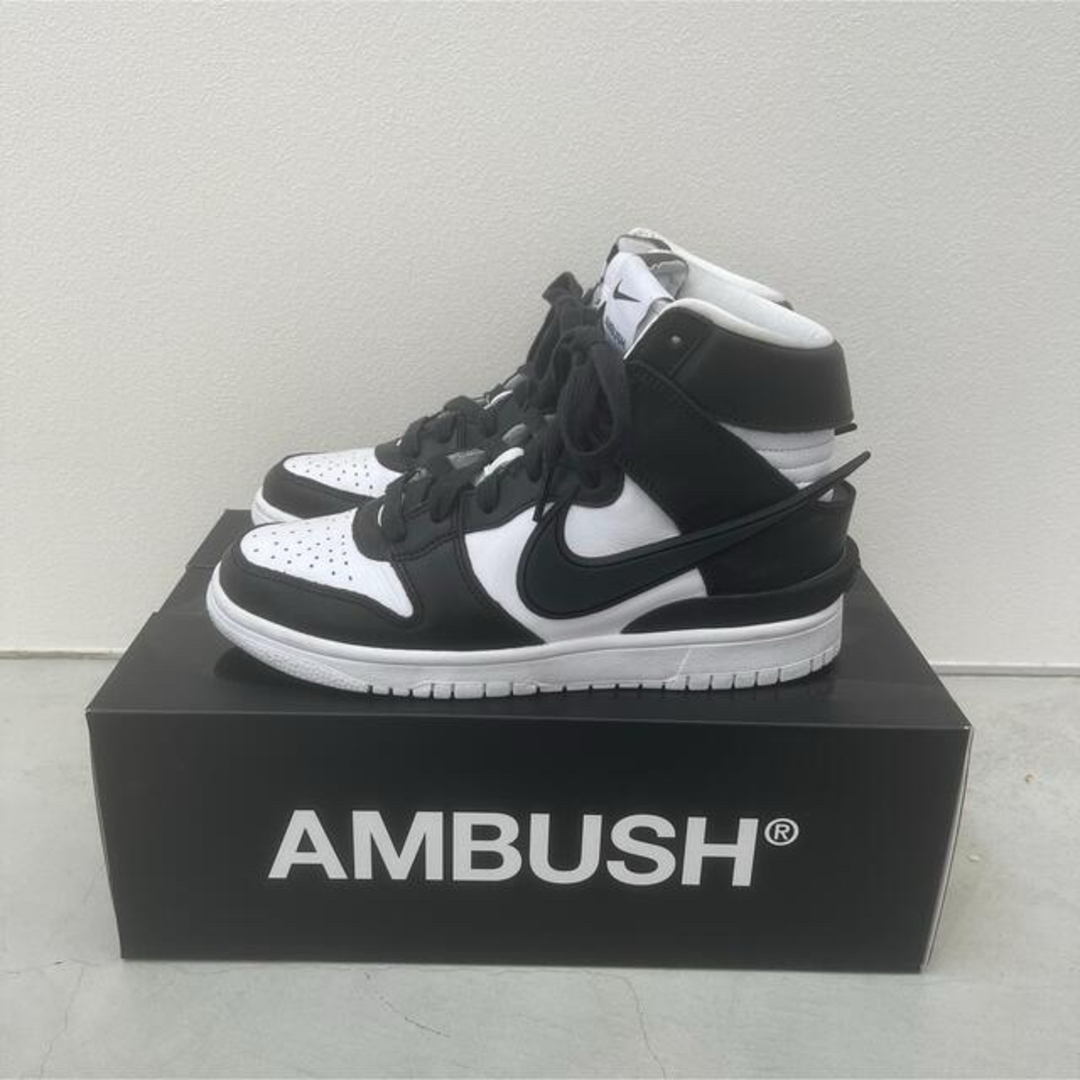 25cm AMBUSH × NIKE DUNK HIGH BLACK