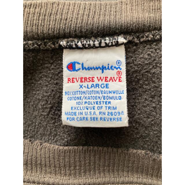 Champion(チャンピオン)の【90s】アメリカ製 チャンピオン リバースウィーブ 黒 XL 刺繍タグ メンズのトップス(スウェット)の商品写真