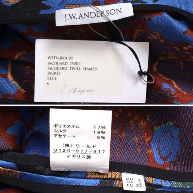 新品 J.W.ANDERSON ジャガードツイルジャケット JWアンダーソン