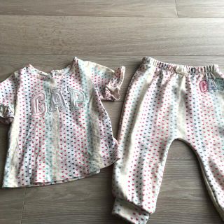 ベビーギャップ(babyGAP)のベビーギャップ　♡ ロゴ　セットアップ　Tシャツ　スウェット(その他)