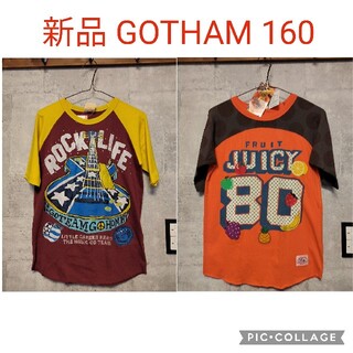 値下げ【新品】GOTHAM サイズ160半袖Tシャツ 2枚セット(Tシャツ/カットソー)