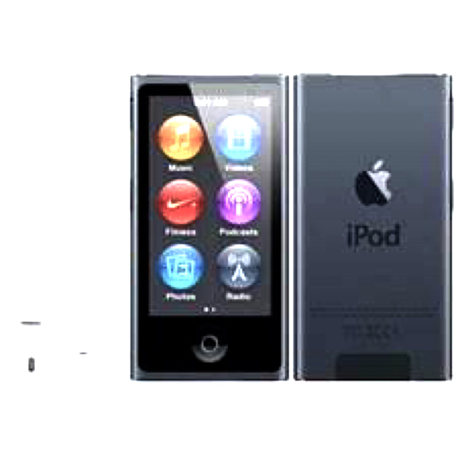 iPod(アイポッド)の値下げ！iPod nano 16GB MD481J（美品） スマホ/家電/カメラのオーディオ機器(ポータブルプレーヤー)の商品写真