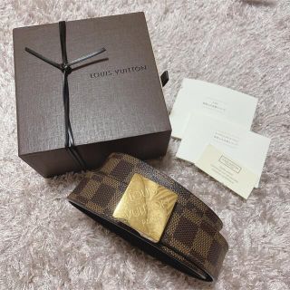 ルイヴィトン(LOUIS VUITTON)のルイヴィトン　LOUIS VUITTON ダミエ　ベルト　サンチュール・キャレ(ベルト)