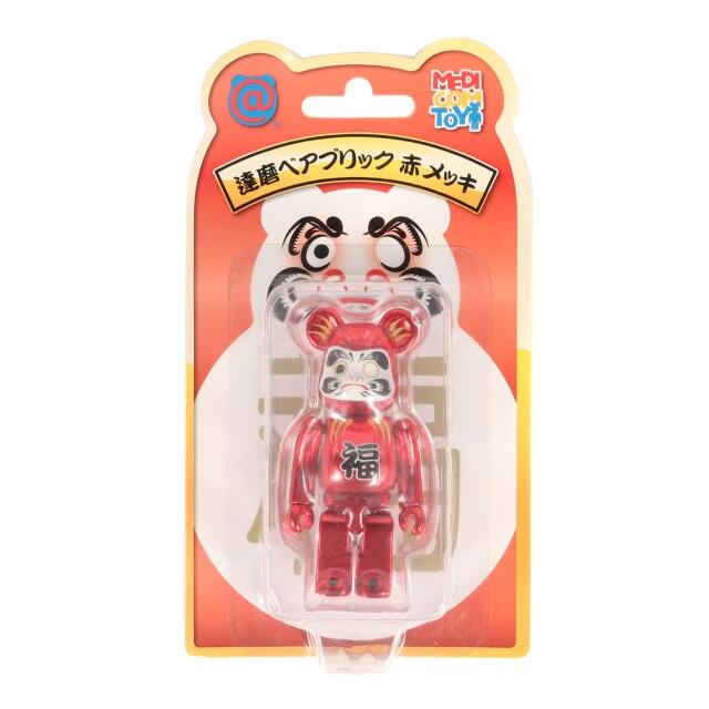 MEDICOM TOY メディコムトイ 2012年モデル BE@RBRICK 100% 達磨 赤メッキ 東京ソラマチ限定 ベアブリック ダルマ だるま 東京スカイツリー 【メンズ】