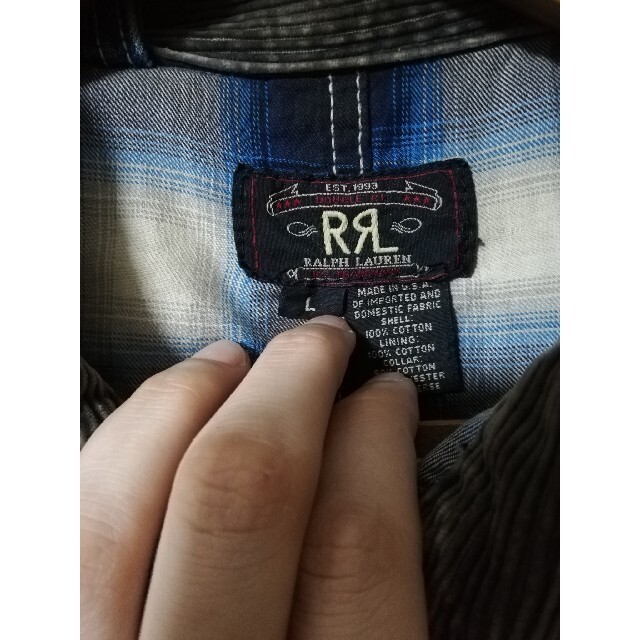 RRL ダブルアールエル ラルフローレン チョアジャケット カバーオール ドバイ選手権 RRL ダブルアールエル L ウールブレンドカバーオール カバーオール