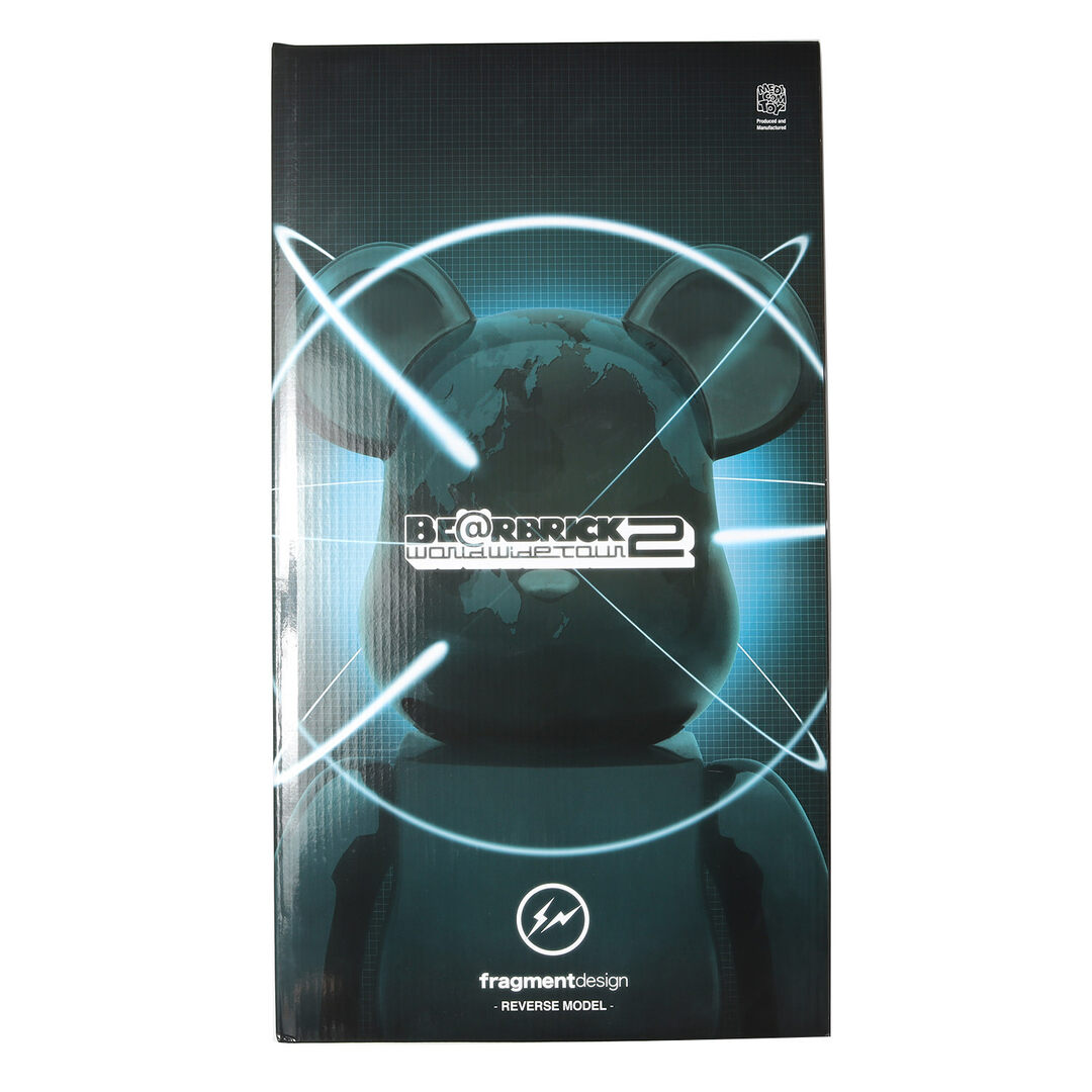 MEDICOM TOY(メディコムトイ)のMEDICOM TOY メディコムトイ 2014年モデル BE@RBRICK 1000% fragment design REVERSE モデル WORLD WIDE TOUR 2 in 上海 ベアブリック フラグメント デザイン リバース ワールドワイドツアー【メンズ】【中古】【新品同様】 エンタメ/ホビーのフィギュア(その他)の商品写真
