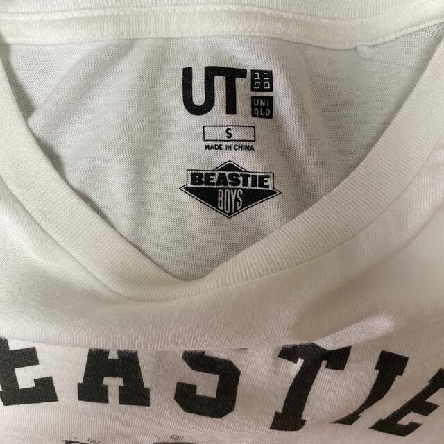 UNIQLO(ユニクロ)のバンT/BEASTIE BOYS×UNIQLO UT 前面プリントTシャツ　古着 メンズのトップス(Tシャツ/カットソー(半袖/袖なし))の商品写真