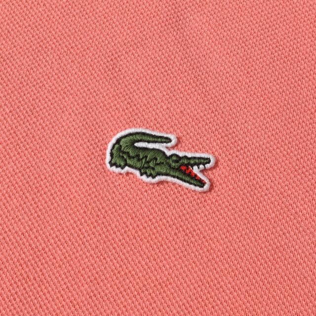 LACOSTE ラコステ ポロシャツ ワニ ワッペン 刺繍 鹿の子 半袖ポロシャツ L1212 AL 定番 モデル ピンク 4 トップス 【メンズ】 3