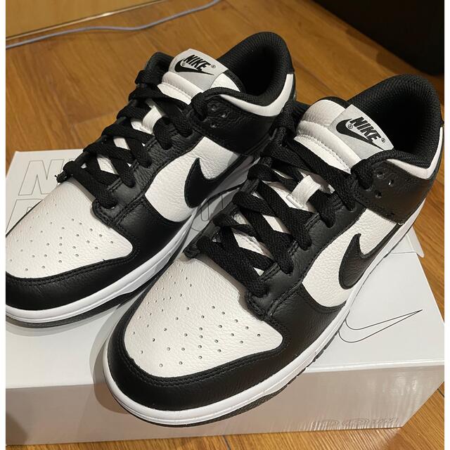 NIKE - NIKE by you dunk lowパンダ 25.5 ナイキ ダンク ローの通販 by