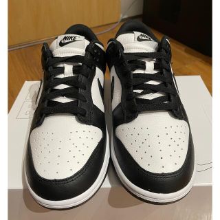 ナイキ(NIKE)のNIKE by you dunk lowパンダ 25.5 ナイキ ダンク ロー(スニーカー)