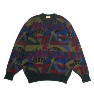 【美品】バレンシアガ BALENCIAGA SPORT 総柄 ニット セーター