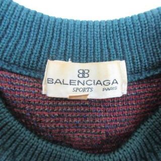 【美品】バレンシアガ BALENCIAGA SPORT 総柄 ニット セーター
