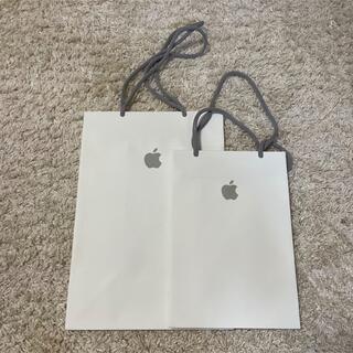アップル(Apple)のApple 紙袋　ショッパー　２枚セット　アップル(ショップ袋)