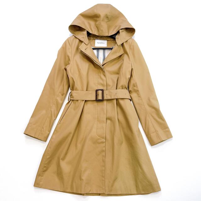 Spick & Span フード付 2way トレンチコート ロング - トレンチコート Spick & Span フード付 2way トレンチコート ロング