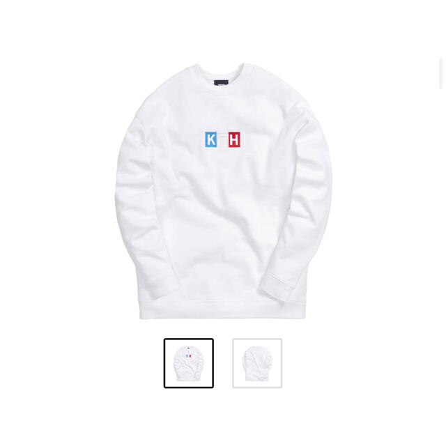 KITH Paris Box Logo Crewneck White L