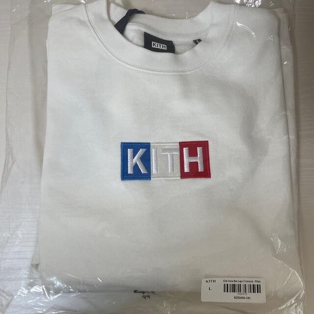 KEITH - KITH Paris Box Logo Crewneck White Lの通販 by あまちゃん