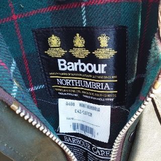 バーブァー(Barbour)のBarbour　1993年製　ノーザンブリア　セージ　サイズ42(ステンカラーコート)