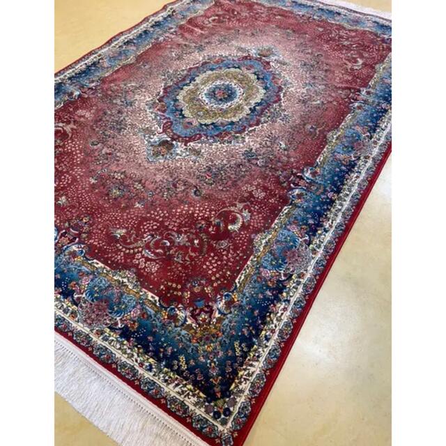 ペルシア絨毯 新品未使用 225×150cm シルク【ビスコース】高級品 美品