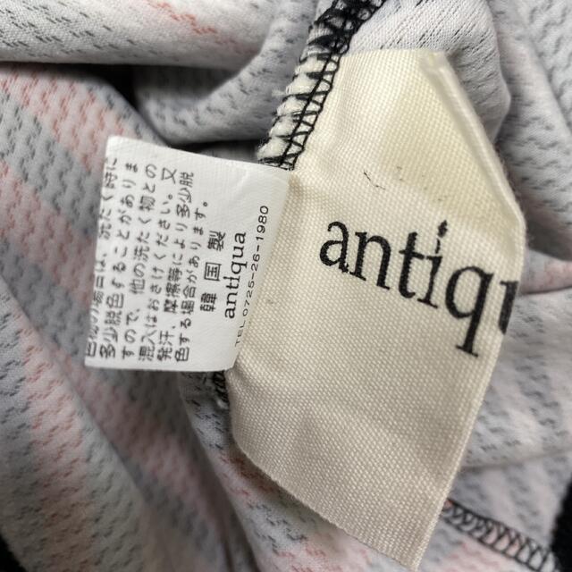 antiqua(アンティカ)のantique アンティカ　ワンピース　切替　ドッキング　ランダムボーダー レディースのワンピース(ロングワンピース/マキシワンピース)の商品写真